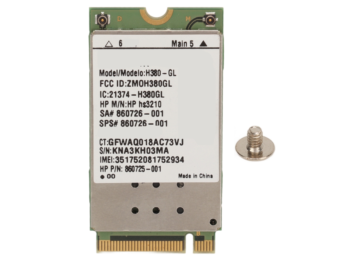Módulo móvil Baoj-2026 H380 GL HSPA+ M.2 para HP Zbook 17 15 15u Elitebook 840 820 G4 G3 HS3210