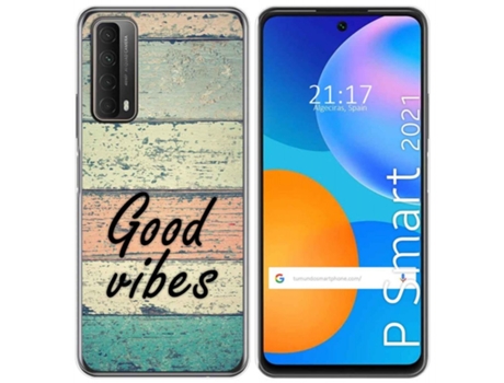 Carcasa Huawei P Smart 2021 TUMUNDOSMARTPHONE Dibujos Multicolor