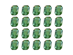 20 piezas adornos para uñas con taladro de vidrio verde hielo a través de la luz de la luna NEVEANCE