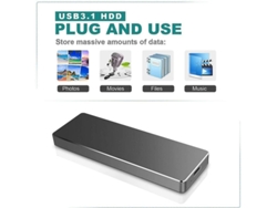 Unidad De Estado Sólido Externa Mini Ssd, Disco Duro Externo Usb 3.0 Tipo-c