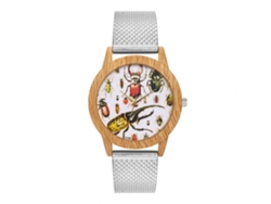 Reloj De Cuarzo Analógico Moderno Unisex De Moda Para Hombre Y Mujer (plata)