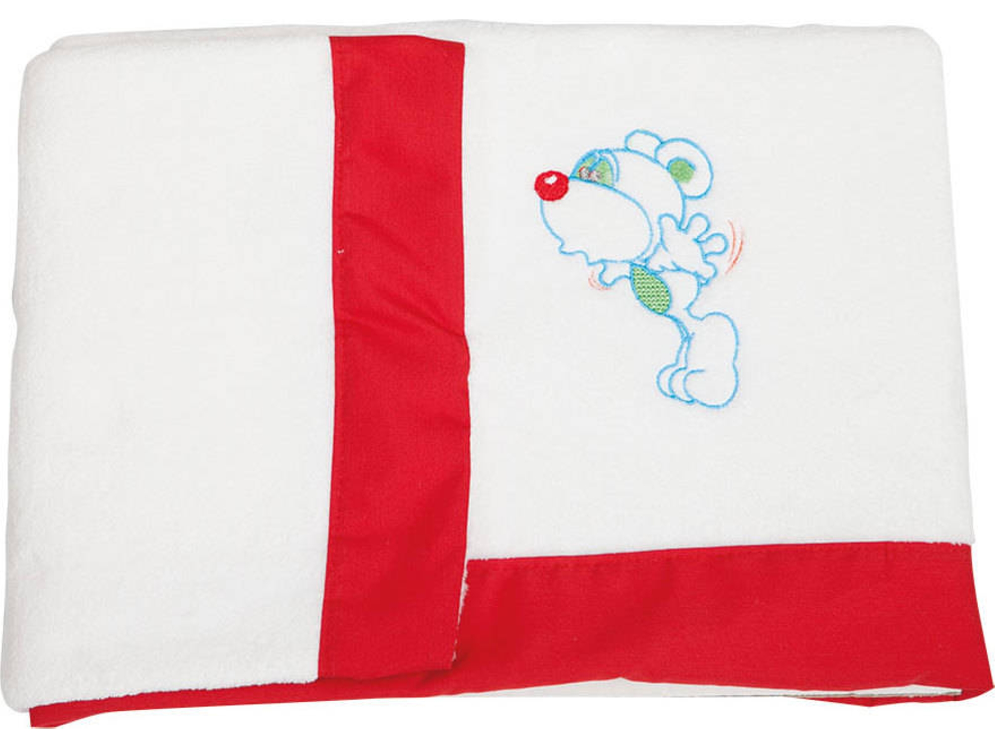 Juego de Sábanas BABYLINE Rojo 70 x 140 cm