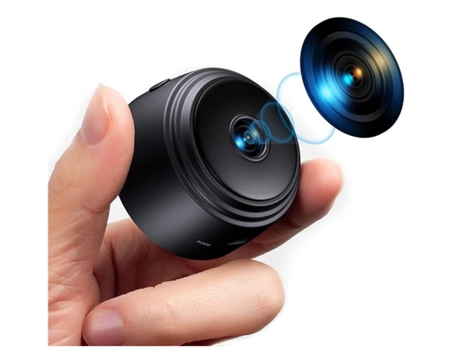 Mini Camara Oculta Wi-Fi Detección de Movimiento con Visión Nocturna Hd 1080Pblanca BISBISOUS