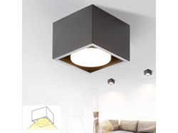 Lámpara de techo moderna Nettlife de una bombilla, Gx53, giratoria, para sala de estar