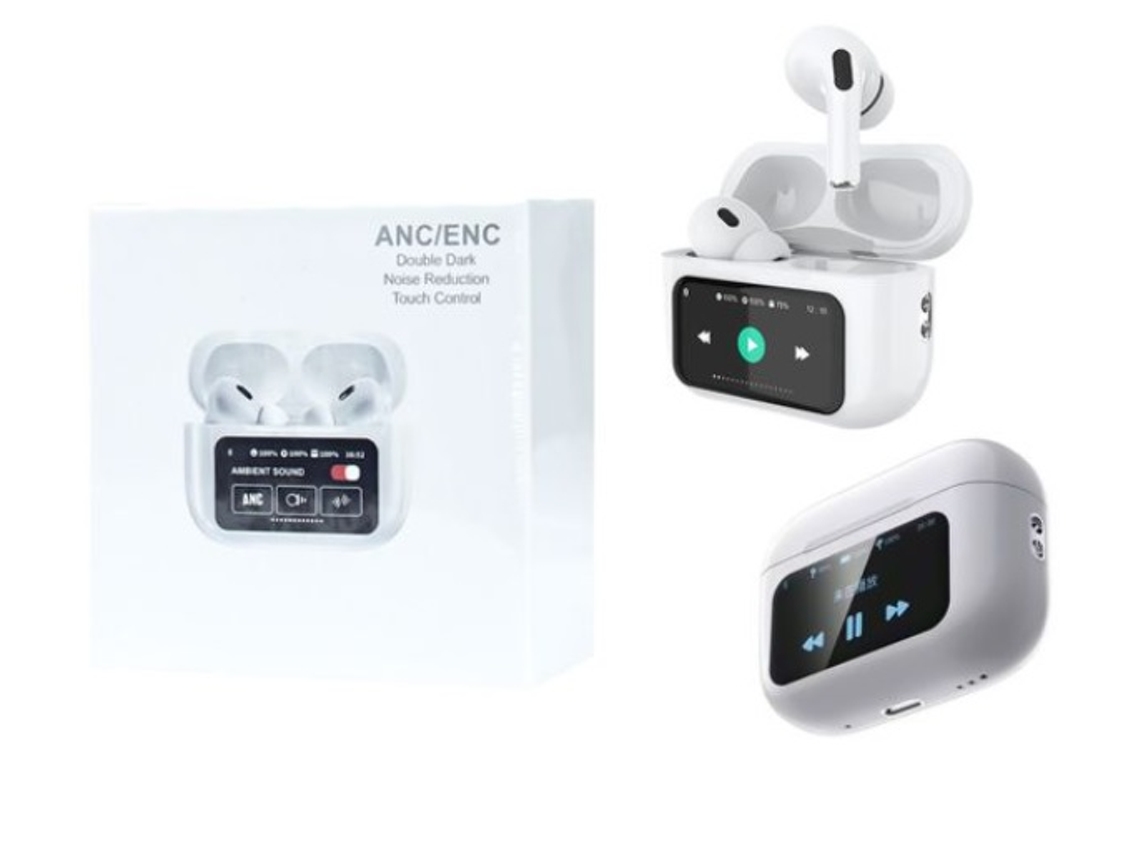 Auriculares Bluetooth SKYHE ANC (In Ear - Noise Cancelling - Microfóno - Blanco)