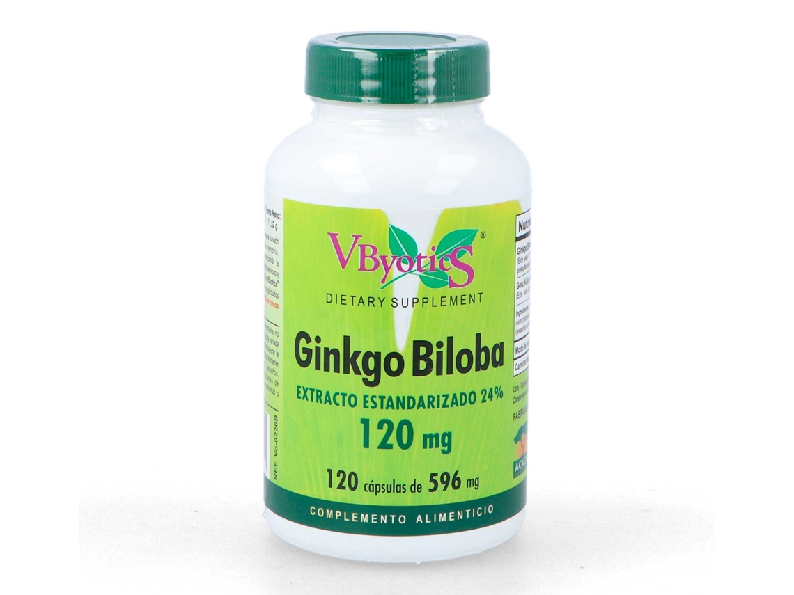 Complemento Alimentar GINKGO Ginkgo Biloba 120 Cap 120 Mg Vbyotics