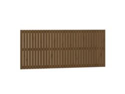 Maison Exclusive - Cabecero Cama Pared Madera Maciza Pino Marrón Miel 204x3x90 Cm