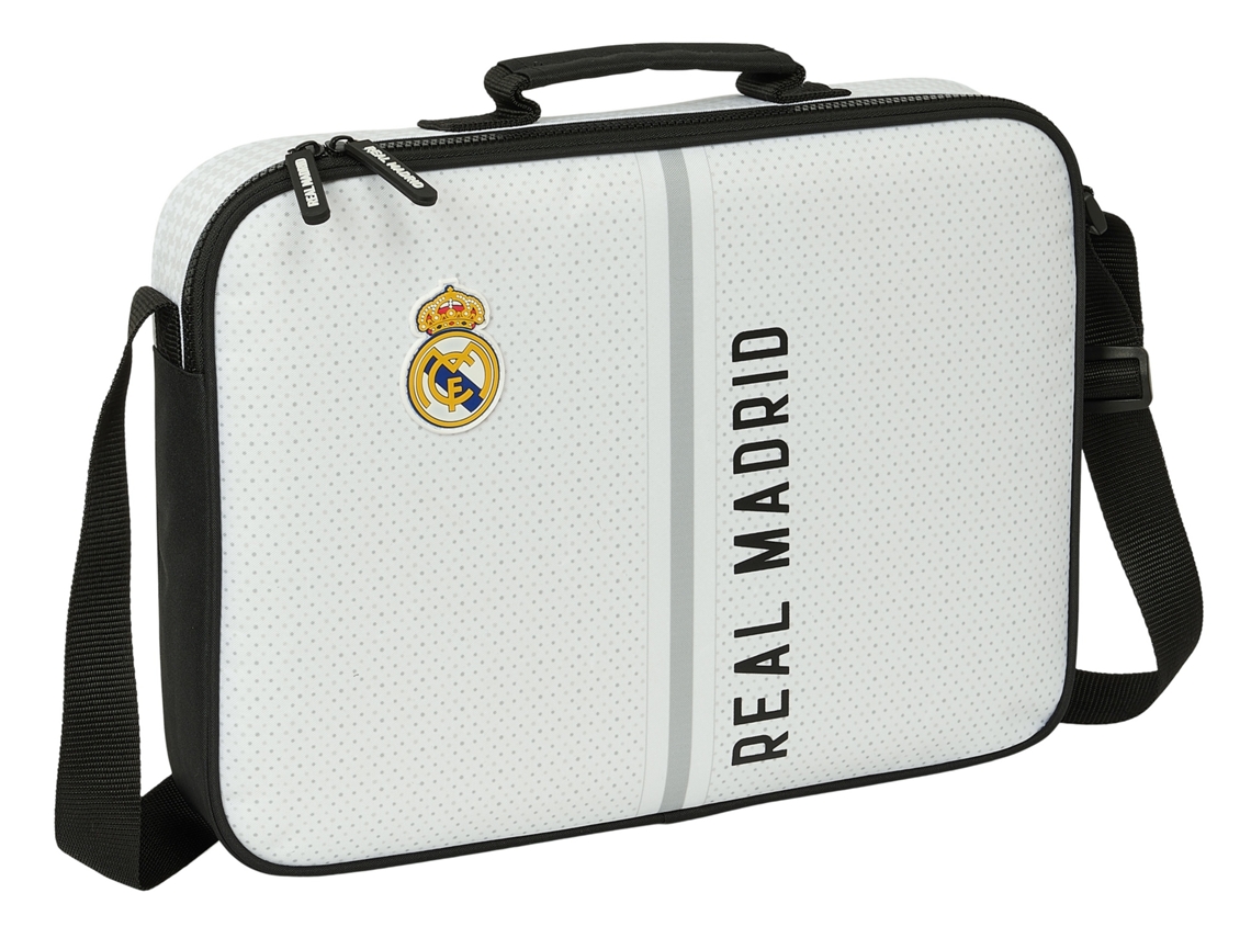 Cartera Extraescolares Real Madrid 1ª Equip. 24/25 38 x 28 x 6 cm. SAFTA
