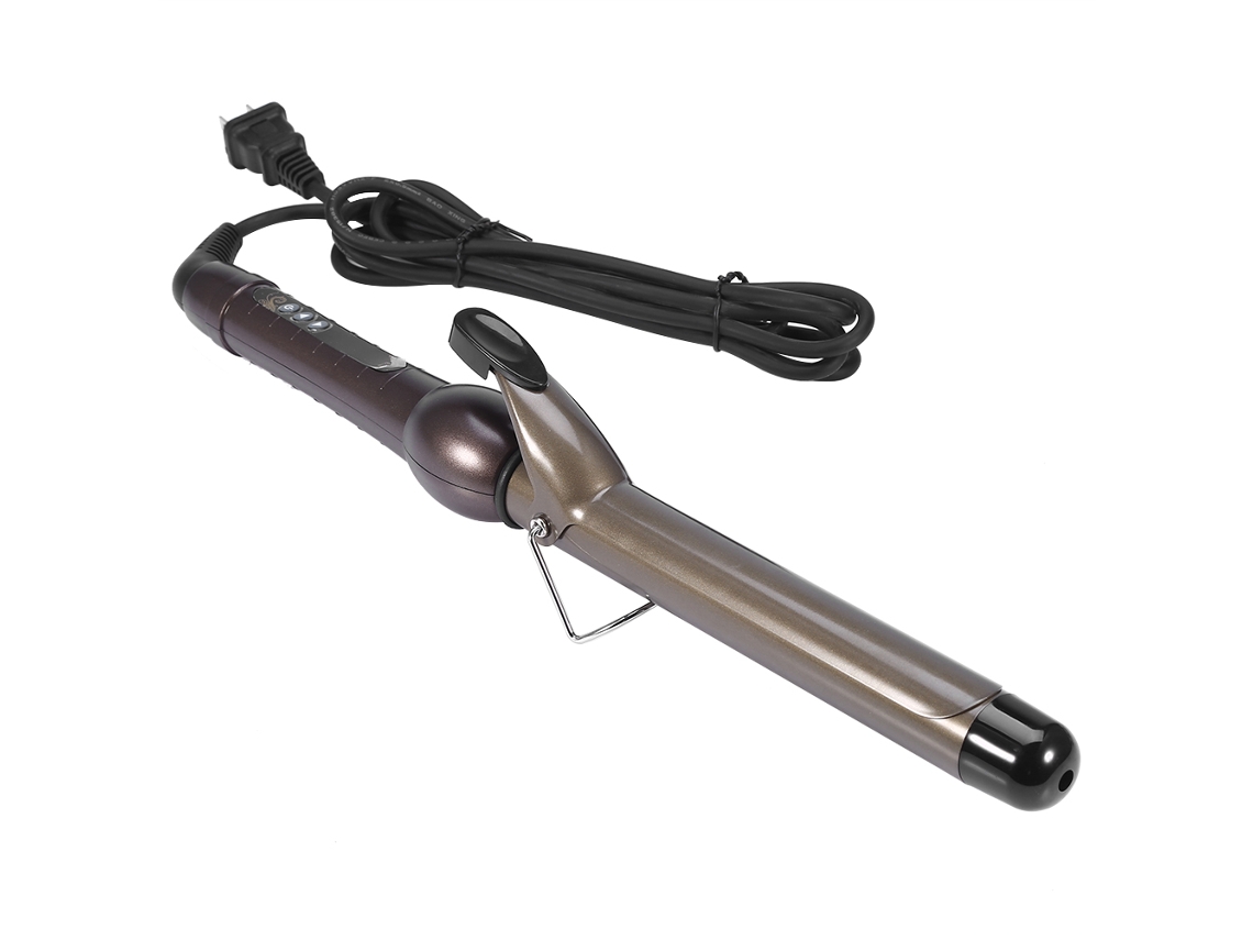 Plancha De Rizos Cerámica Tourmalina Con Pantalla Lcd Para Peinar Herramienta De Estilo Capilar (28mm)
