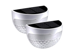 Lámpara de valla solar decoración al aire libre lámpara de jardín impermeable lámpara de pared