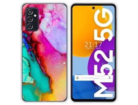 Carcasa Samsung Galaxy M52 5G TUMUNDOSMARTPHONE Dibujos Multicolor