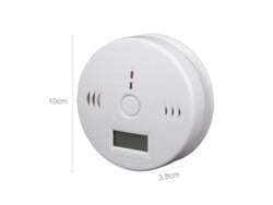 Detector De Humo Y Monóxido De Carbono Con Batería Y Alerta Sonora En Pantalla Lcd.