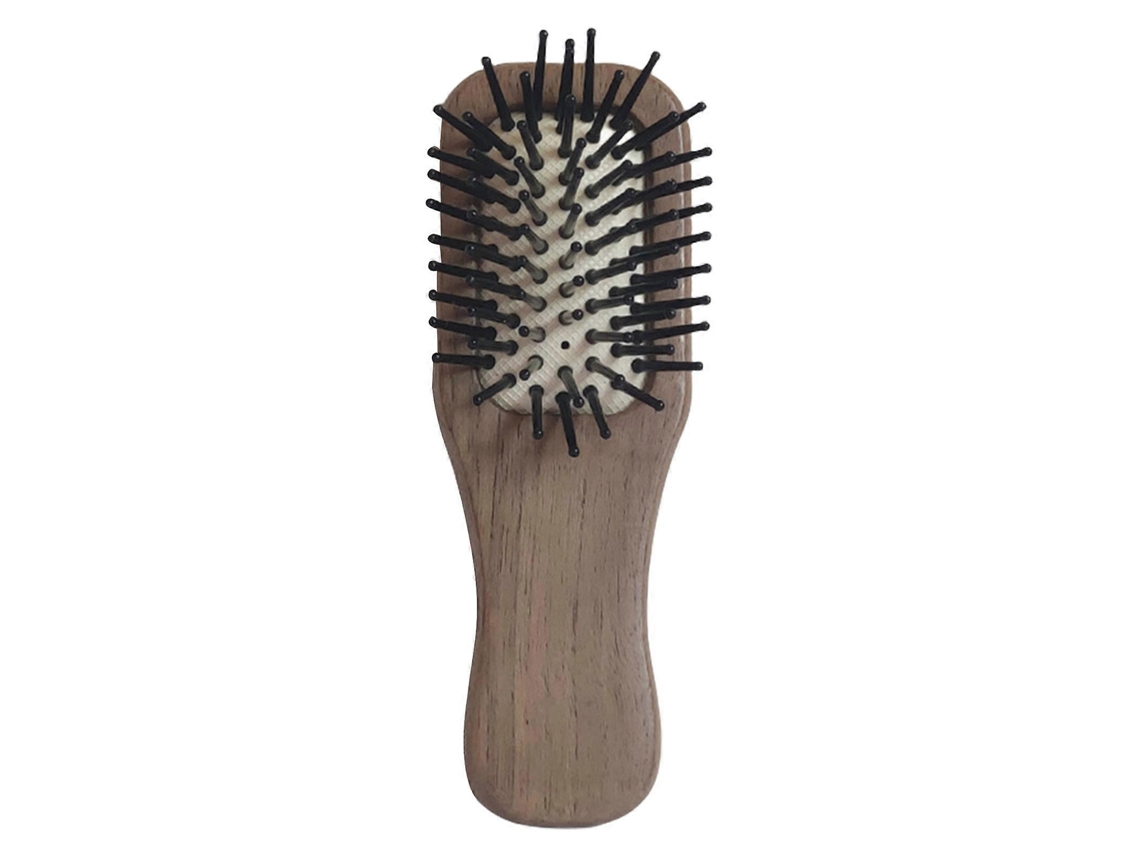 Mini peine de madera de haya con paletas de aire masajeadoras, accesorio para el cuidado del cabello y el alivio del estrés. Tienda Jinyubo