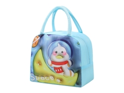 (morado) Bolsa Térmica Para Almuerzo Infantil, Con Asa, Dimensiones 23x19x13 Cm
