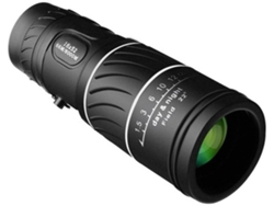 Prismáticos ENKERS Monocular con zoom 10-30X40 con prisma Bak4 de enfoque dual de alta potencia Adultos impermeables compactos para Camin-Black