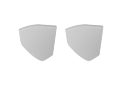 2 carcasas de plástico para puertas delanteras izquierdas, Clase E W211 2117270148 gris (2003-2009)