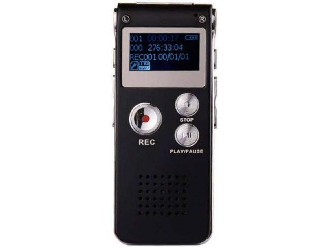 Grabadora de 32 Gb con Micrófonos Duales Sensibles para Reproducción de Mp3 Utilizada para Entrevistas en Reuniones de Cursospreto YEMAESRE