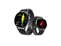 Reloj Inteligente F67Pro Impermeable Bluetooth Multifuncional Llamada con Iphone Samsung Android Negro YEMAESRE