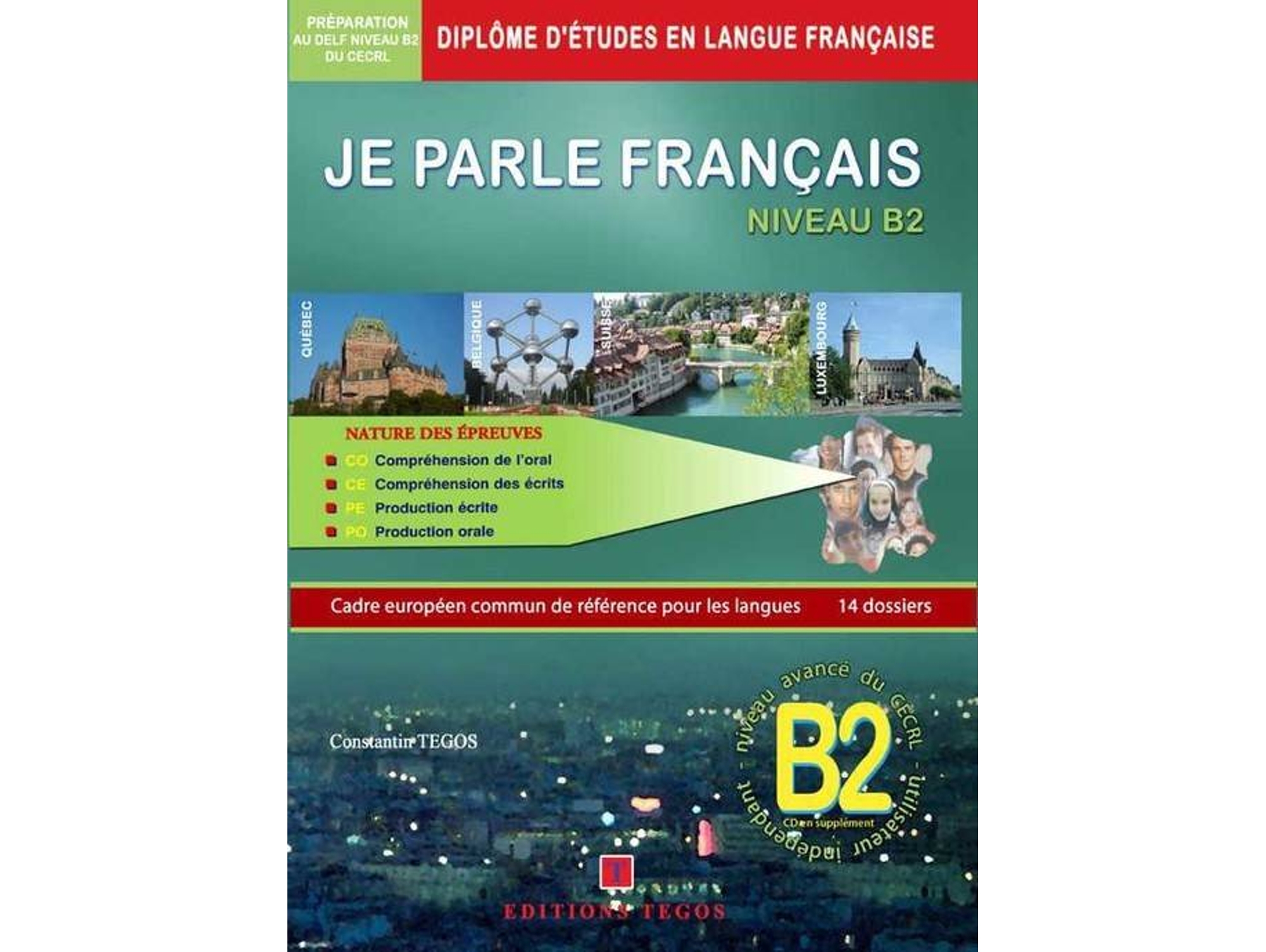 Libro Je Parle Français Delf Niveau B2 +Corriges