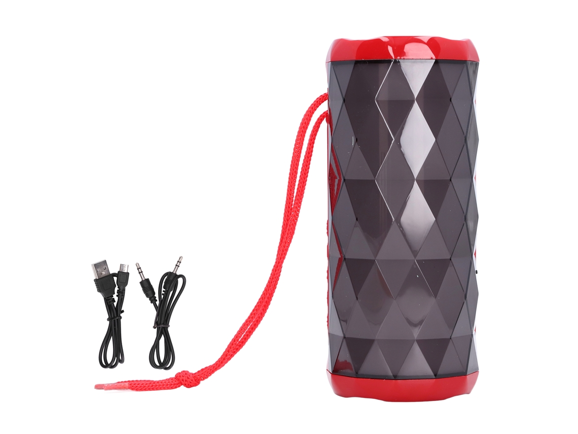 Rebe-altavoz Bluetooth Led Portátil Con Tarjeta De Memoria, Inalámbrico Para Exterior, Escritorio Y Regalo De Cumpleaños