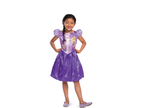 Disfraz de Niña LIRAGRAM ESPAÑA Princesa Rapunzel Basic Plus (5 - 6 años)