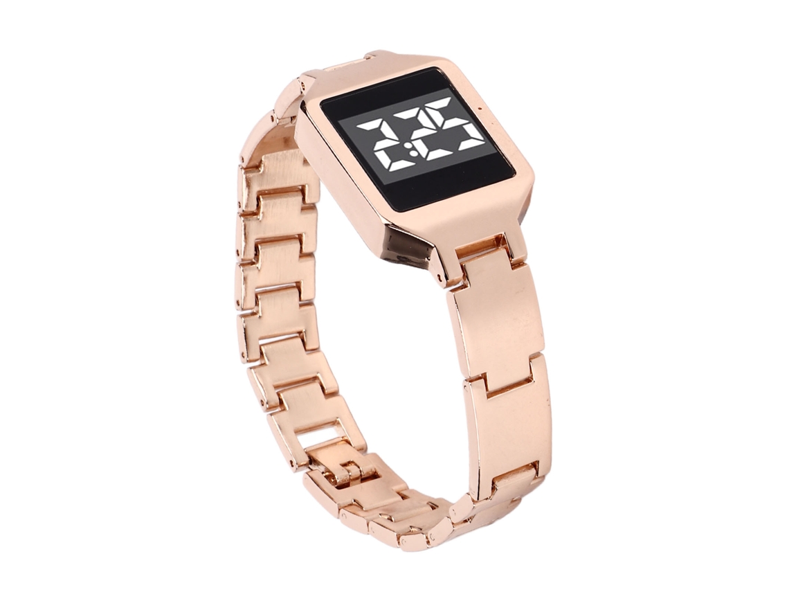 Reloj Electrónico (pantalla Led, Impermeable) Hz2028 Multifuncional Casual Deportivo Empresarial De Aleación