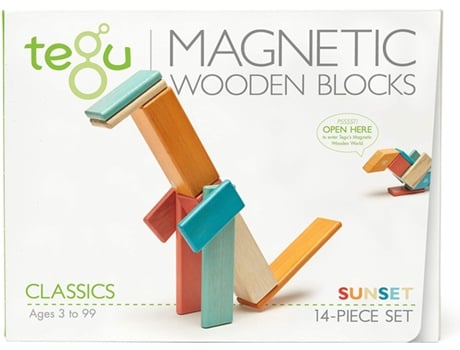 Puzzle TEGU (Madera - Naranja - 26.4 x 20.3 x 4.9 cm)