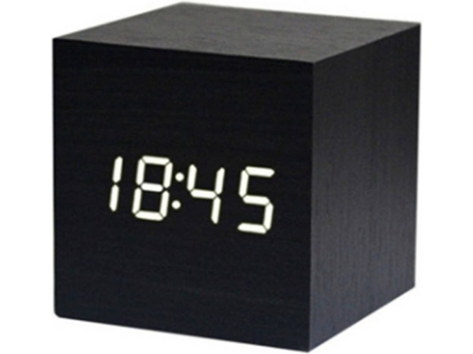 Despertador WJS Digital LED con Indicadores (Negro)