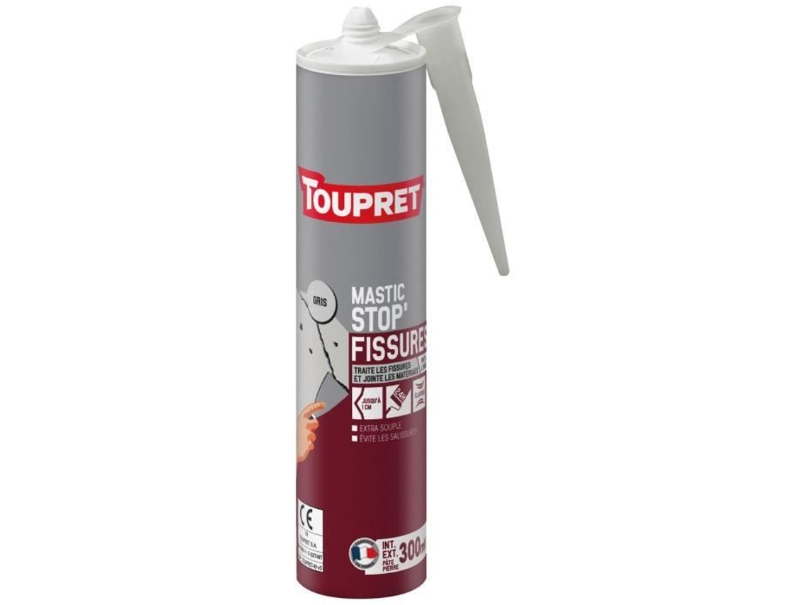 Massa Stop Cracks 300ml Gris Bcmacexg300 Toupret