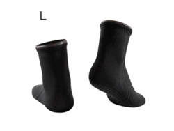 KOFIHETY Calcetines de Buceo 3 mm, Antideslizantes, Cálidos, Cortos para Playa, Negro L