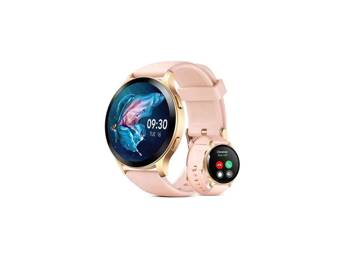 Reloj inteligente Bestvite Lw77 con monitor de actividad física, color rosa