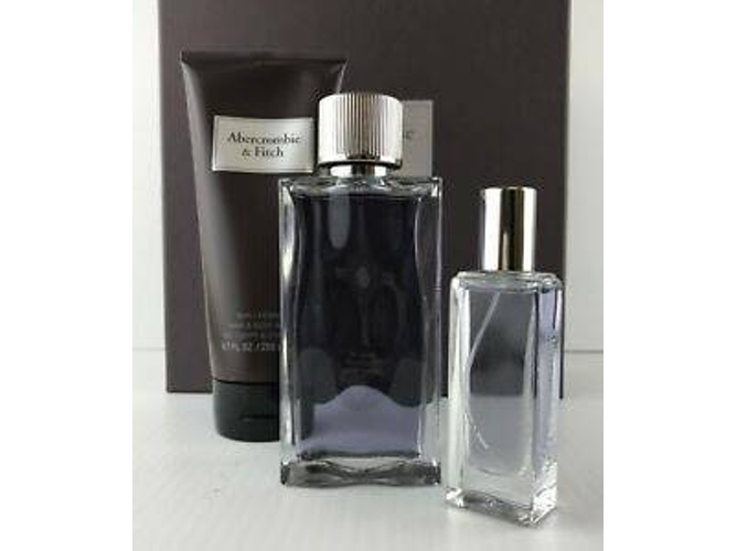Cofre ABERCROMBIE & FITCH First Instinct Man Edt 100 ml + Edt 15 ml + Jabon Cuerpo y Cabello 200 ml