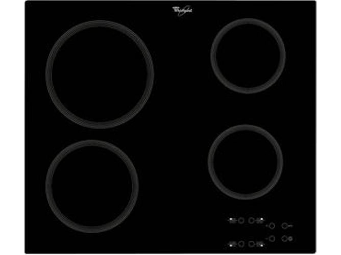Placa de Vitrocerámica WHIRLPOOL AKT 801/NE (Eléctrica - 58 cm - Negro)