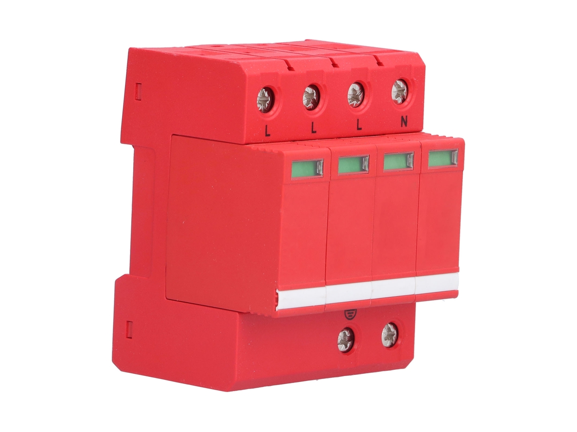 Protector Contra Sobretensiones Ptb 40ka 220-380v Para Caja De Distribución Fotovoltaica En Riel Din