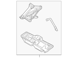 Inserto de espuma de poliestireno para gato Volvo S60 V60 Kpl Oe