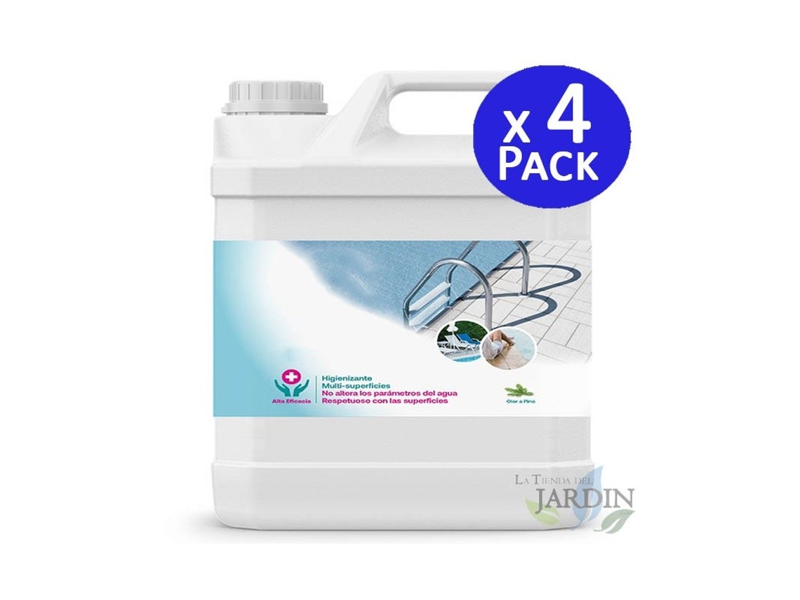 Higienizante Desinfección Piscinas 4 Envases de 5 Litros ASTRALPOOL