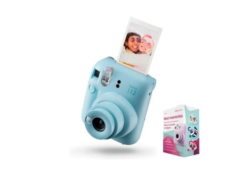 Cámara Instax FUJIFILM Mini 12 Azul Pastel