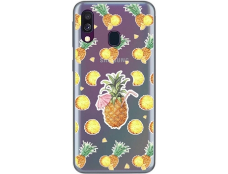 Carcasa Samsung Galaxy A40 TUMUNDOSMARTPHONE Piña Multicolor
