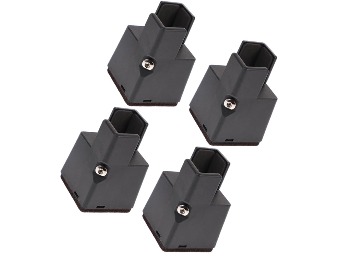 Elevadores De Cama Ajustables De 4 Piezas Para Mesa, Escritorio Y Silla Con Abrazadera