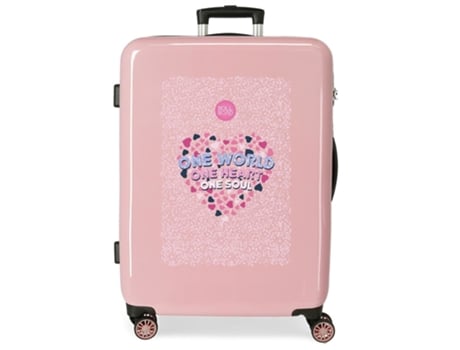 Maleta de Viaje ROLL ROAD ABS World Niño (Rosa) | Worten.es
