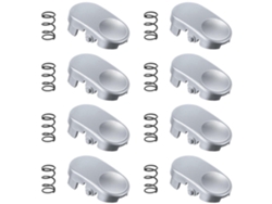 8x Slilver Tool Catch For V6 Dc25, Dc27, Dc28, Dc31, Dc33, Dc34 Vacuum Cleaner Replacement Parts - Model 911523-03