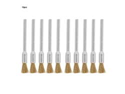 10 Mini Cepillos De Pulido De Cobre Con Rueda Para Amoladora Angular (3*8 Mm) Práctica Popular