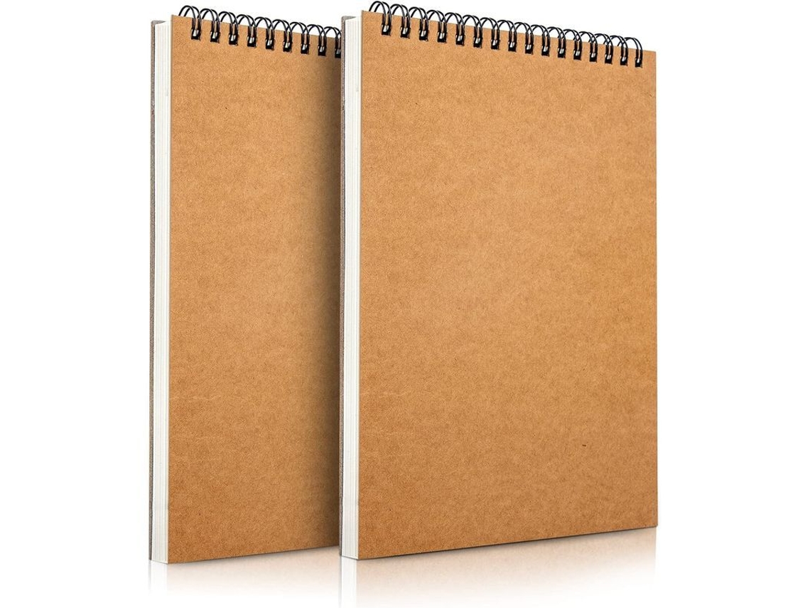 Cuaderno De Bocetos Profesional Tamaño A5 Con Papel De Arte De Doble Espiral Para Artistas Y Aficionados.
