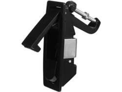 Cerradura Puerta Pestillo Industrial Tipo Botón Negro Hecha