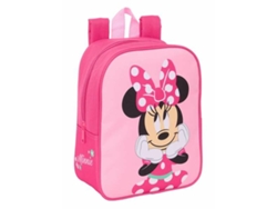 Mochila escolar rosa de Minnie Mouse 22 x 27 x 10 cm