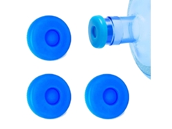 Tapón para botella de agua de 5 galones con tapa interior de silicona reutilizable, antisalpicaduras.