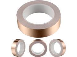 2026altiro-cinta De Lámina De Cobre Con Adhesivo Conductor De 30 Mm X 20 M - Blindaje Emi Para Reparaciones Eléctricas Y Manualidades (0,05 Mm)