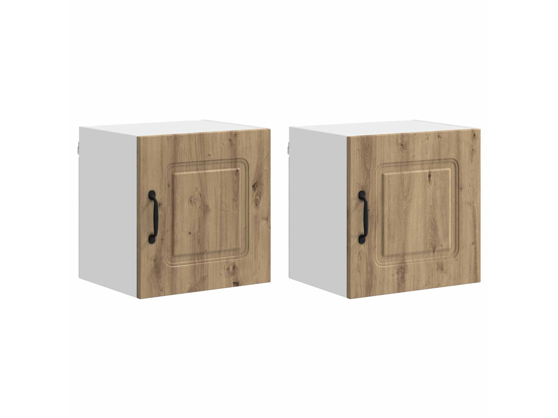 Maison Exclusive - Mueble De Cocina Kalmar 2 Pcs Roble Artesanal 40 X 31 X 40 Cm