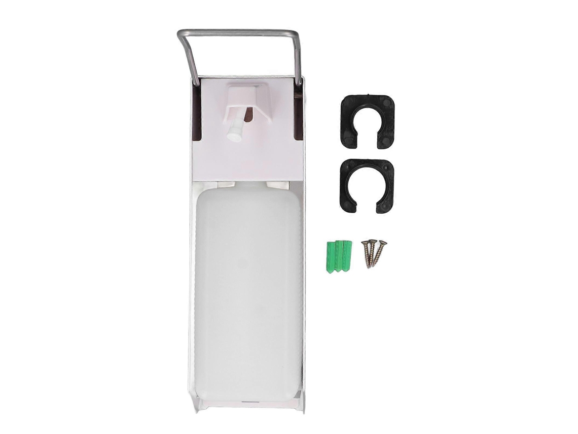 Dispensador de jabón líquido de pared, con presión manual o de codo, para baño y cocina, 1000 ml Rosewell