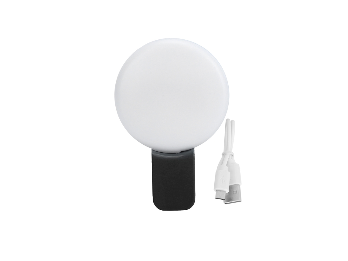 Luz De Relleno Para Teléfono (fotografía De Transmisión En Vivo De Belleza De Selfie) Luz De Relleno Recargable Mini Usb Con Batería Integrada